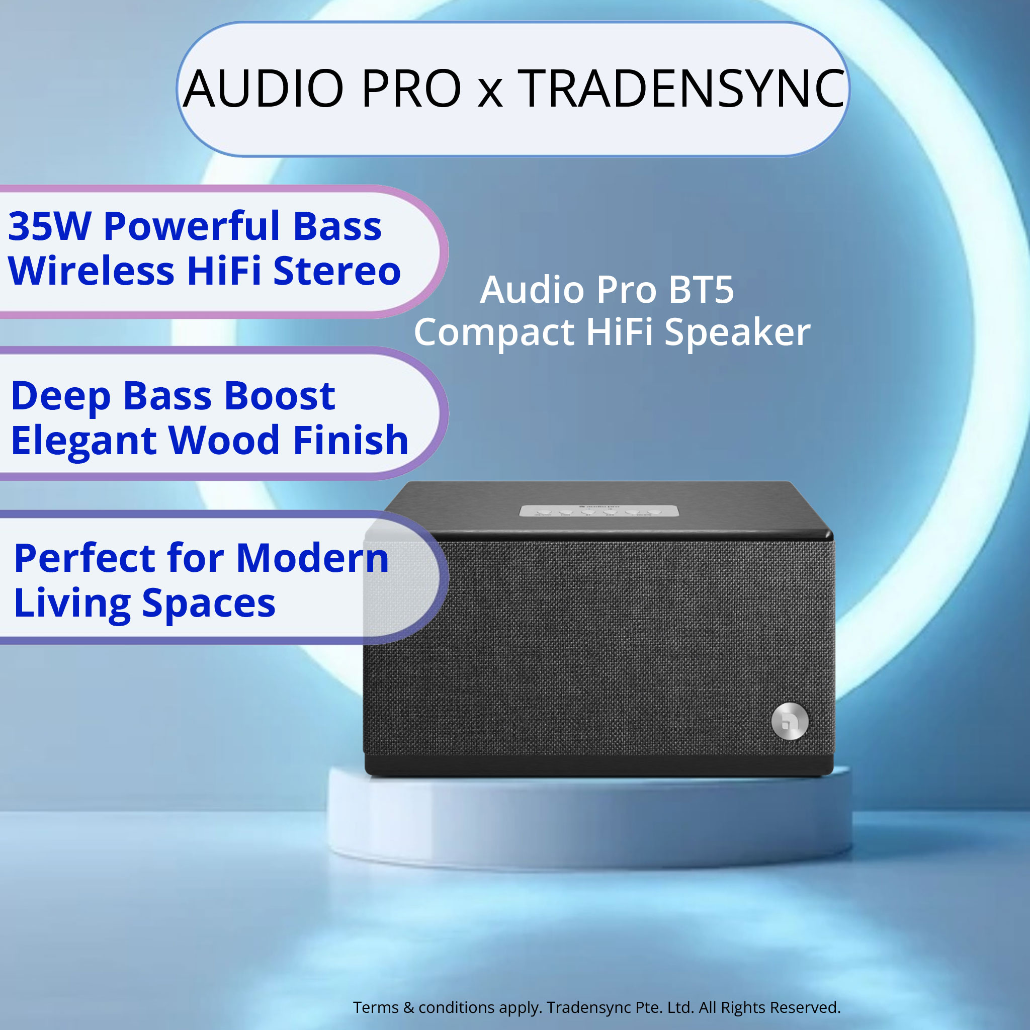 Audio-Pro-BT5-Compact-HiFi-Speaker Audio-Pro-BT5-Compact-HiFi-Speaker